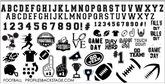 FOOTBALL PF PLATE - Profiles Mini Stamping Plate